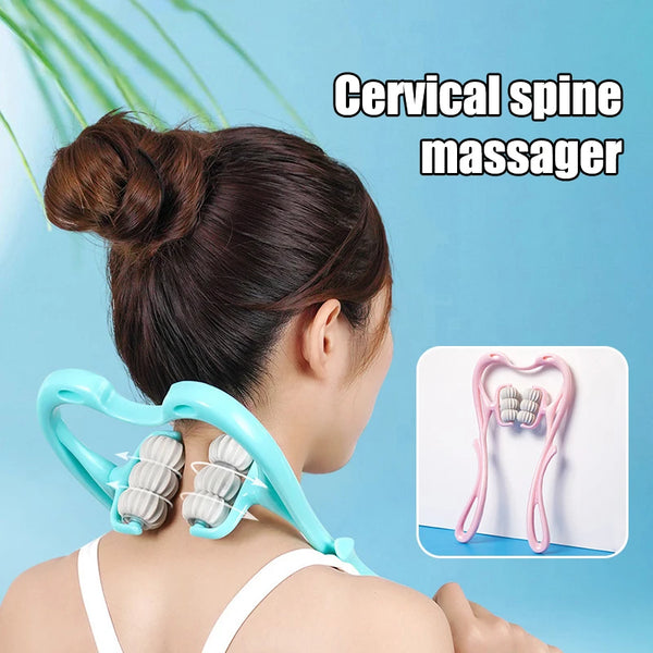 Manual Neck and Shoulder Massage Roller image 0